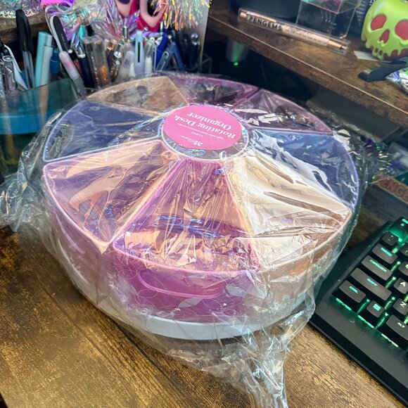 Erin Condren Large Mid Century Circles Rotating Desk Organizer NEW - Picture 5 of 6